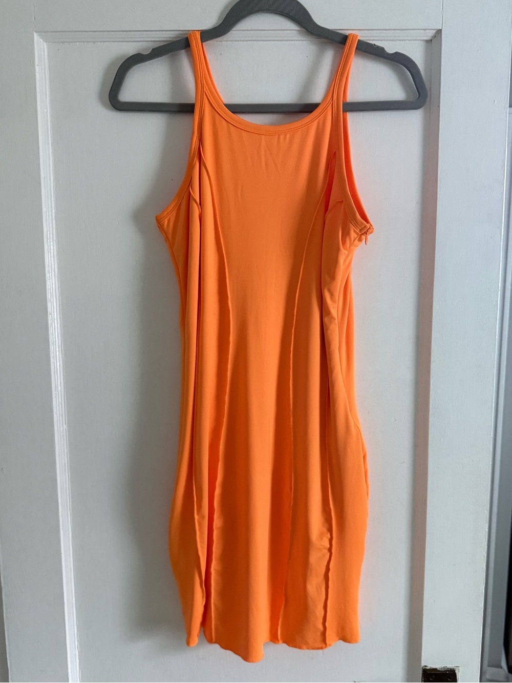 Princess Polly Bright Orange Sleeveless Bodycon Dress
